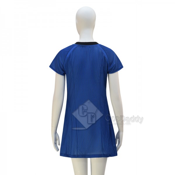 Star Trek Into Darkness Carol Blue Uniform Dress Cosplay Costumes Halloween Carnival Suit