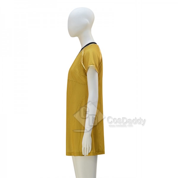 Star Trek Into Darkness Fleet Yellow Dress Uniform Cosplay Costume Halloween Suit