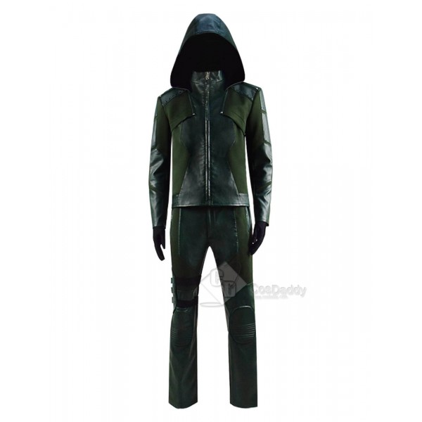 DC Comics Green Arrow Season 8 Oliver Queen Cosplay Costume Outfit