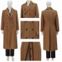 10th Doctor Suede Trench Coat Doctor Who Tenth Doc...