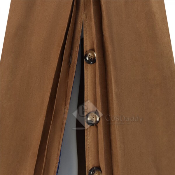 10th Doctor Suede Trench Coat Doctor Who Tenth Doctor Coat CosDaddy