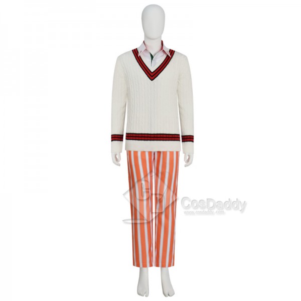 5th Doctor Cosplay Suit Doctor Who Season 21 Fifth Doctor Costume Jumper CosDaddy
