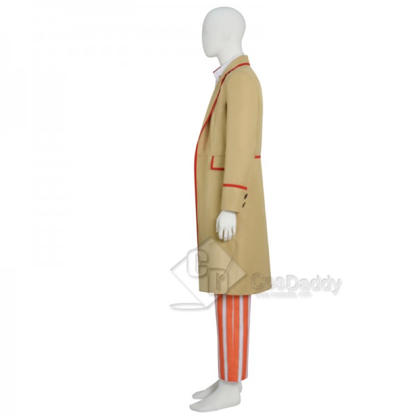 5th Doctor Cosplay Suit Doctor Who Season 21 Fifth Doctor Costume Jumper CosDaddy