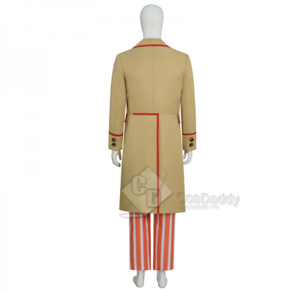 5th Doctor Cosplay Suit Doctor Who Season 21 Fifth Doctor Costume Jumper CosDaddy