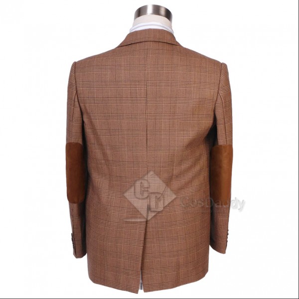 Doctor Who Series 5 Eleventh Doctor Matt Smith Cosplay Costume Brown Jacket Update Version