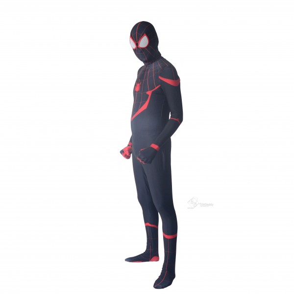 Spider-Man: Into the Spider-Verse Miles Morales Ultimate Spider-Man Costumes Jumpsuit Adults/Kids