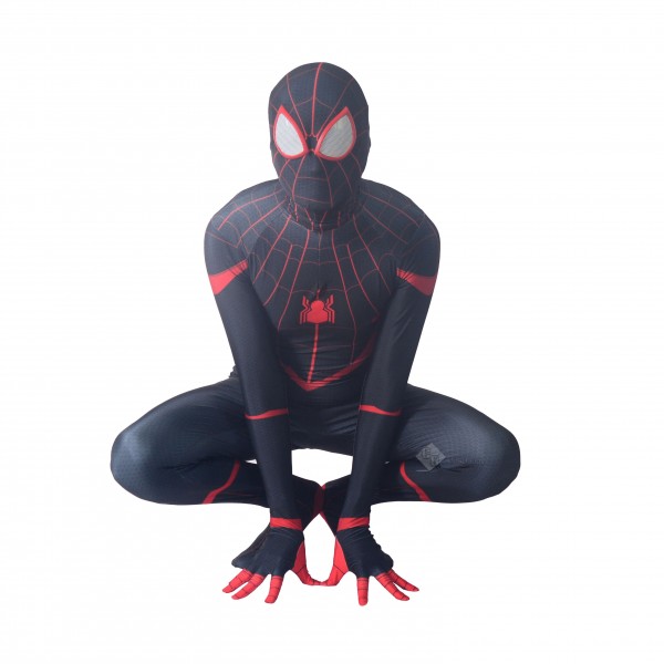 Spider-Man: Into the Spider-Verse Miles Morales Ultimate Spider-Man Costumes Jumpsuit Adults/Kids
