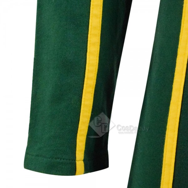 Kick Ass Costume Dave Lizewski Green Jumpsuit Male Cosplay Outfit