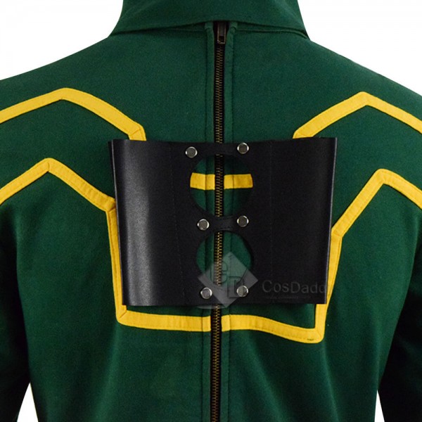 Kick Ass Costume Dave Lizewski Green Jumpsuit Male Cosplay Outfit