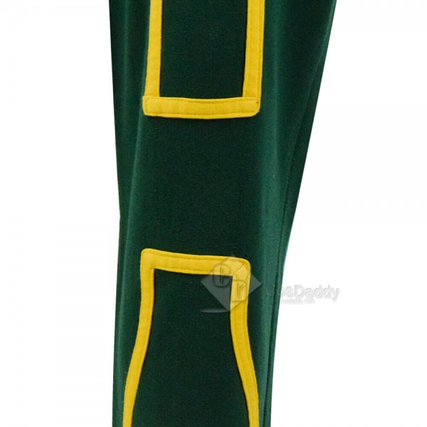 Kick Ass Costume Dave Lizewski Green Jumpsuit Male Cosplay Outfit