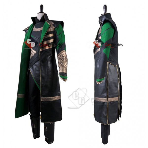 Thor: the Dark World Loki Costume Cosplay Outfit Golden