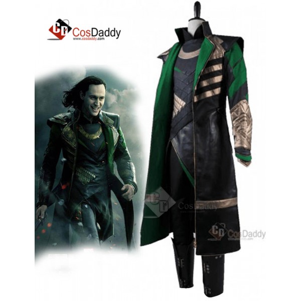 Thor: the Dark World Loki Costume Cosplay Outfit G...