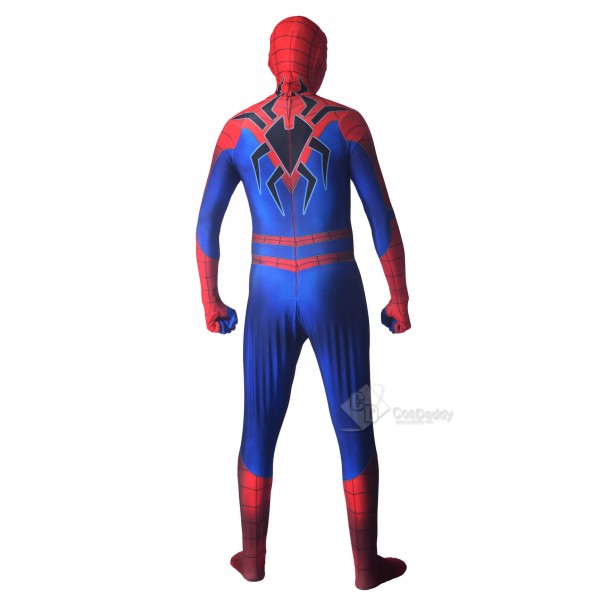 Savage Spiderman Cosplay Halloween Party Jumpsuit Costumes Spandex Bodysuit Mask