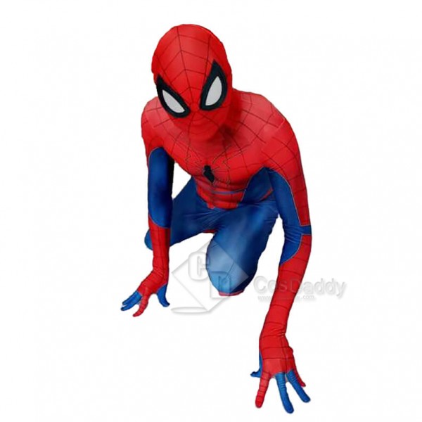 Savage Spiderman Cosplay Halloween Party Jumpsuit Costumes Spandex Bodysuit Mask
