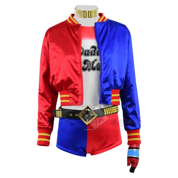 Suicide Squad Movie Harley Quinn New Jacket Shorts...