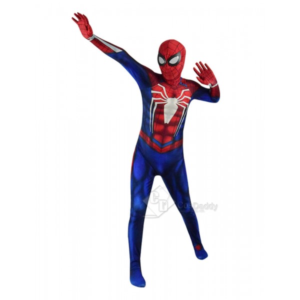 Spider Man PS4 Suit Superhero Halloween Cosplay Costumes Adult 2019