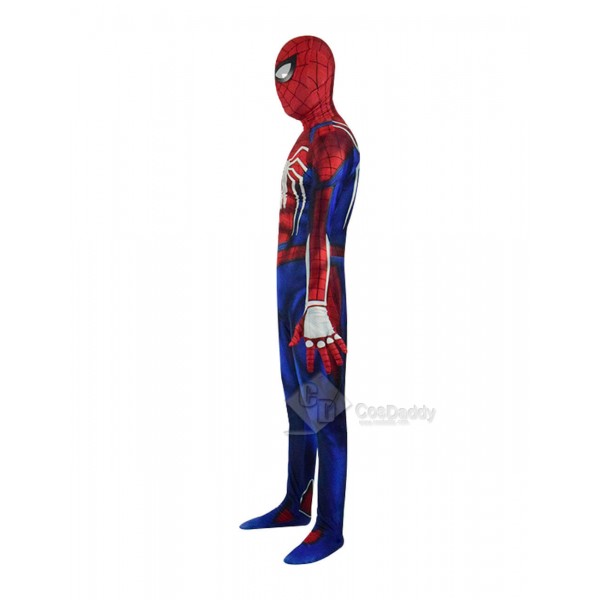 Spider Man PS4 Suit Superhero Halloween Cosplay Costumes Adult 2019