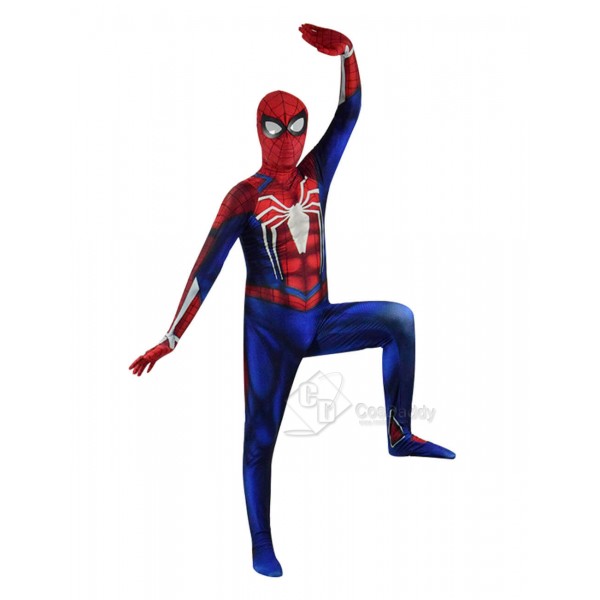 Spider Man PS4 Suit Superhero Halloween Cosplay Costumes Adult 2019