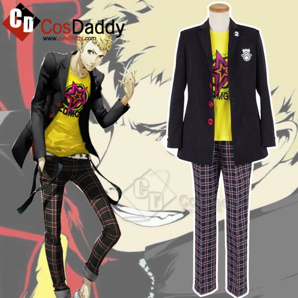 Persona 5 Sthe Animation -THE DAY BREAKERS Cosplay  Ryuji Sakamoto Costume 