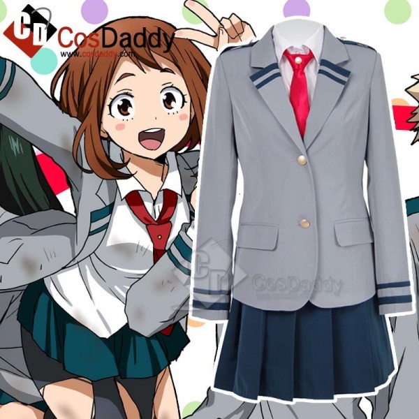 My Hero Academia Ochaco Uraraka Uniform Cosplay Co...