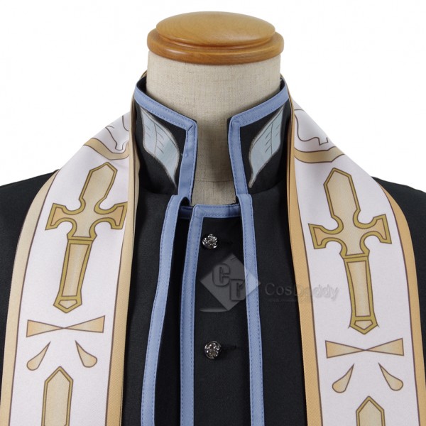 Investigators of the Vatican miracle Priest Cosplay Uniform Costume