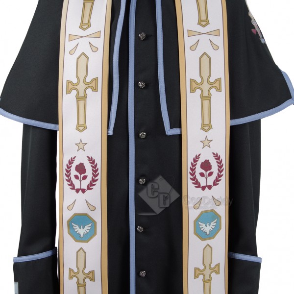 Investigators of the Vatican miracle Priest Cosplay Uniform Costume