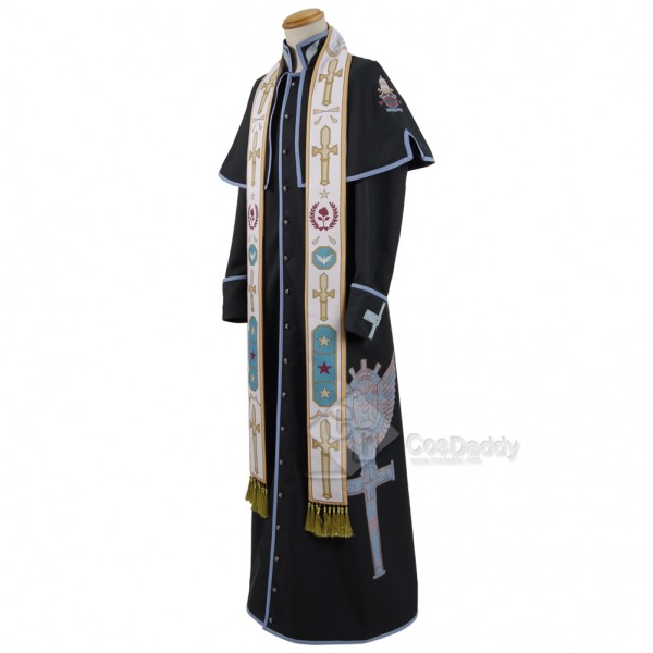 Investigators of the Vatican miracle Priest Cosplay Uniform Costume