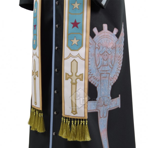 Investigators of the Vatican miracle Priest Cosplay Uniform Costume