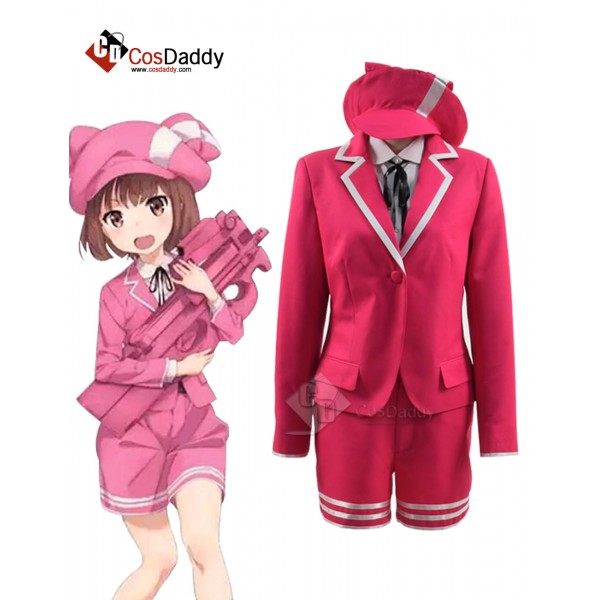 Sword Art Online GGO Gun Gale Online Kohiruimaki Karen Cosplay Costume