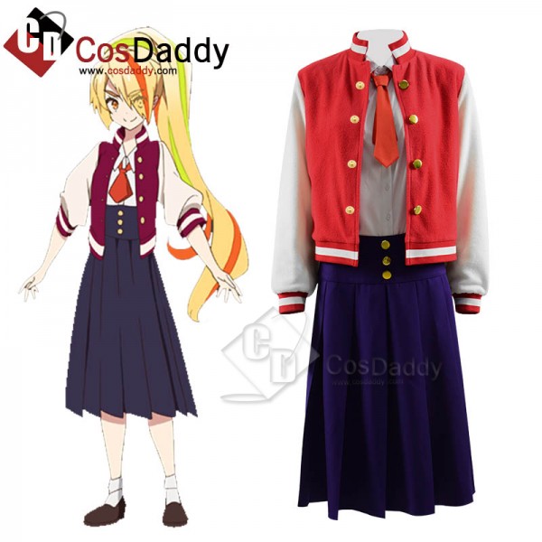 ZOMBIE LAND SAGA Zonbii Ni-go Saki Nikaido Cosplay Costume