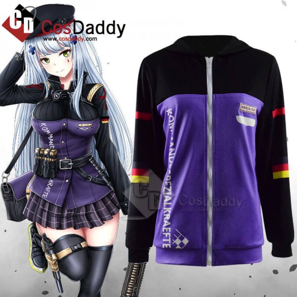 Girls Frontline Game HK416 Sweatshirt & Hoodes Jacket Costume For Sale