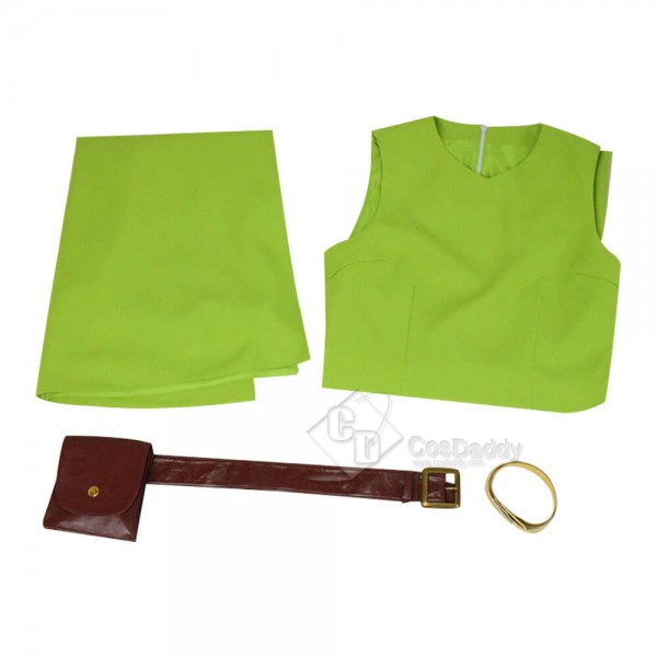 Archer Clash of Clans Costumes Green Dress Full Set Cosdaddy.com