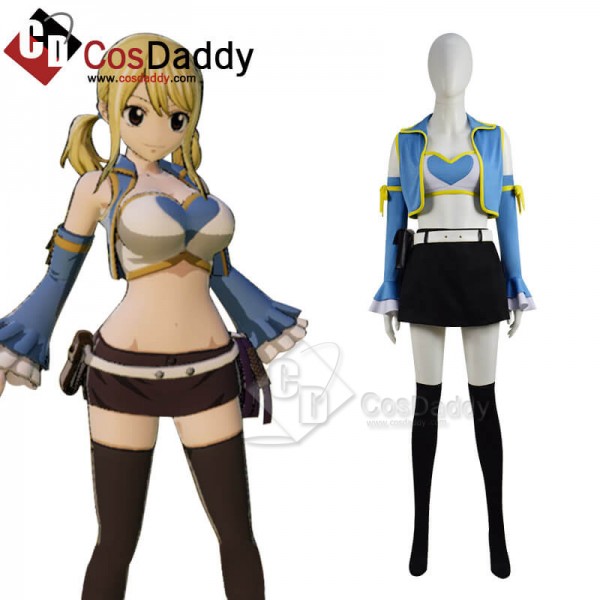CosDaddy Fairy Tail Lucy Heartfilia Cosplay Costume