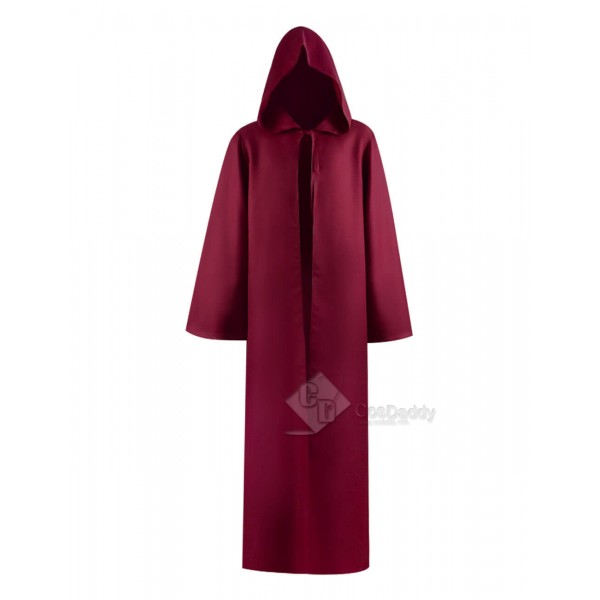 Star Wars Obi-Wan Kenobi Jedi Hooded Cape Cloak Cosplay Costume