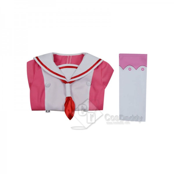 Talentless Nana Muno na Nana Nana Hiiragi Pink Dress School Uniform Cosplay Costume