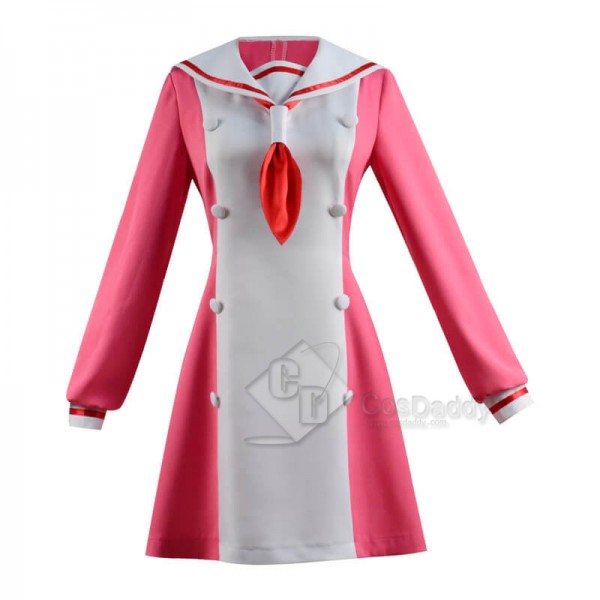 Talentless Nana Muno na Nana Nana Hiiragi Pink Dress School Uniform Cosplay Costume