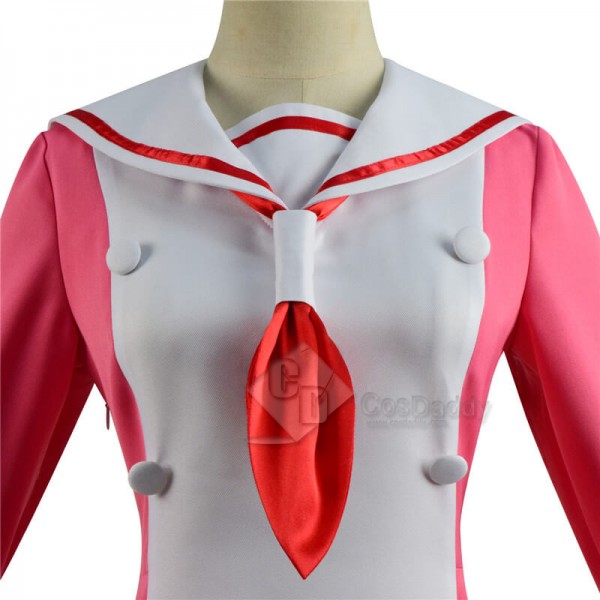 Talentless Nana Muno na Nana Nana Hiiragi Pink Dress School Uniform Cosplay Costume