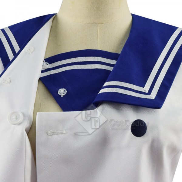 High Rise Invasion Tenkuu Shinpan Yuri Honjou School Uniform Cosplay Costume 