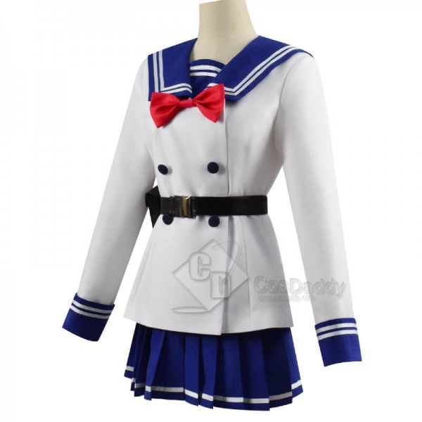 High Rise Invasion Tenkuu Shinpan Yuri Honjou School Uniform Cosplay Costume 