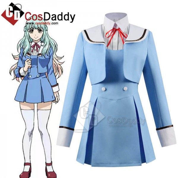 High-Rise Invasion Tenkuu Shinpan Kuon Shinzaki School Uniform Cosplay Costume