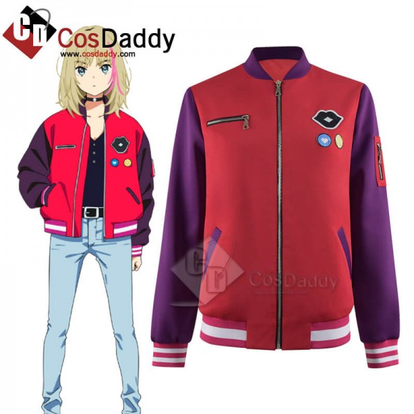 Wonder Egg Priority Rika Kawai Jacket Cosplay Wig ...