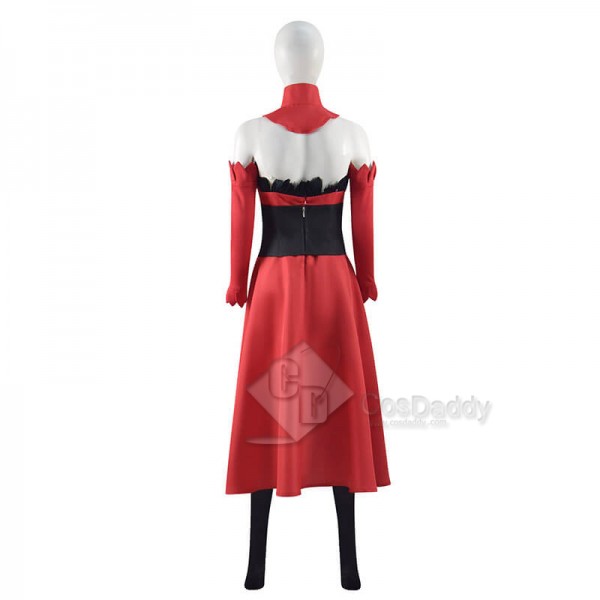 Disney Takt Op. Destiny Destiny Cosplay Costumes For Women Strapless Red Dress CosDaddy