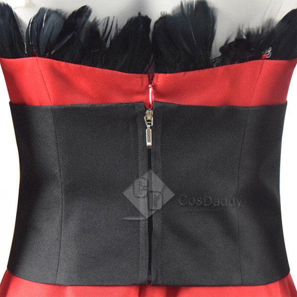 Disney Takt Op. Destiny Destiny Cosplay Costumes For Women Strapless Red Dress CosDaddy