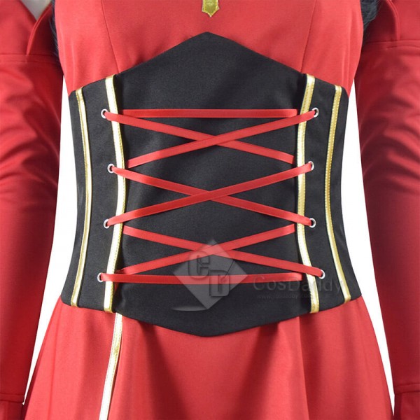 Disney Takt Op. Destiny Destiny Cosplay Costumes For Women Strapless Red Dress CosDaddy