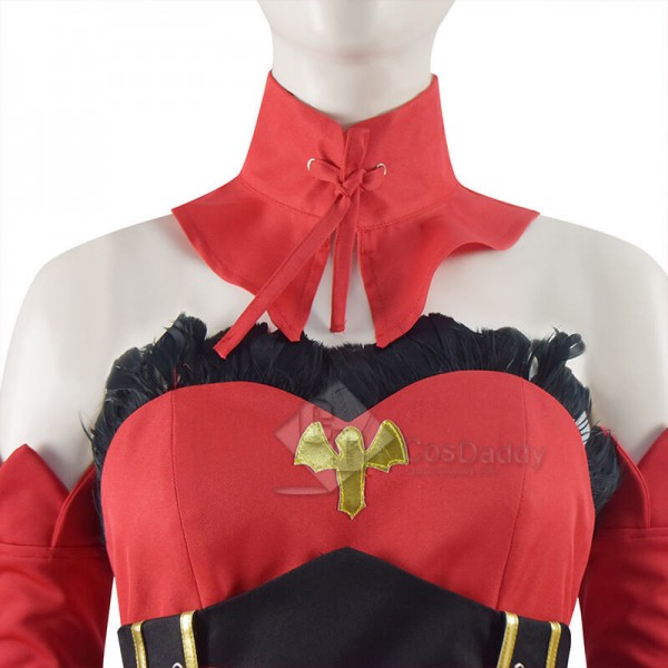 Disney Takt Op. Destiny Destiny Cosplay Costumes For Women Strapless Red Dress CosDaddy