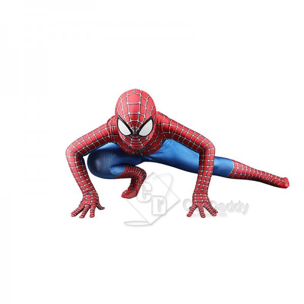 Audlt/Kids Spider-Man Lycra Spandex Zentai Halloween Cosplay Superhero Costumes