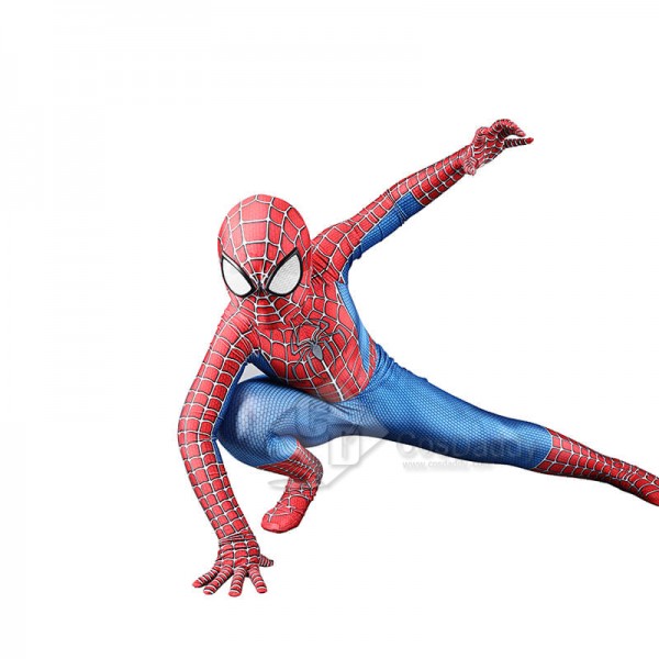 Audlt/Kids Spider-Man Lycra Spandex Zentai Halloween Cosplay Superhero Costumes