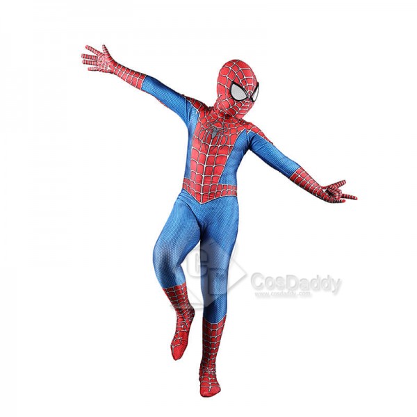 Audlt/Kids Spider-Man Lycra Spandex Zentai Halloween Cosplay Superhero Costumes