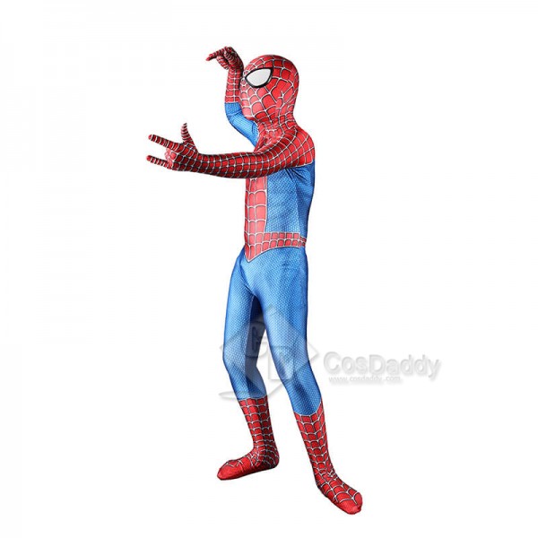 Audlt/Kids Spider-Man Lycra Spandex Zentai Halloween Cosplay Superhero Costumes