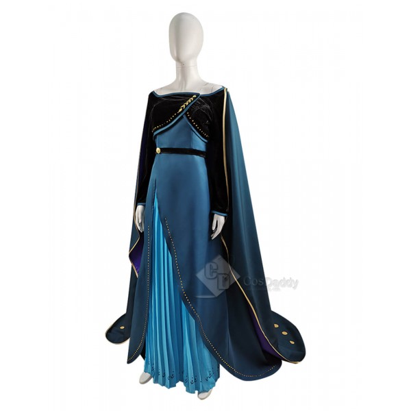 Disney Frozen 2 Anna Queen Dress Cosplay Costume for adults